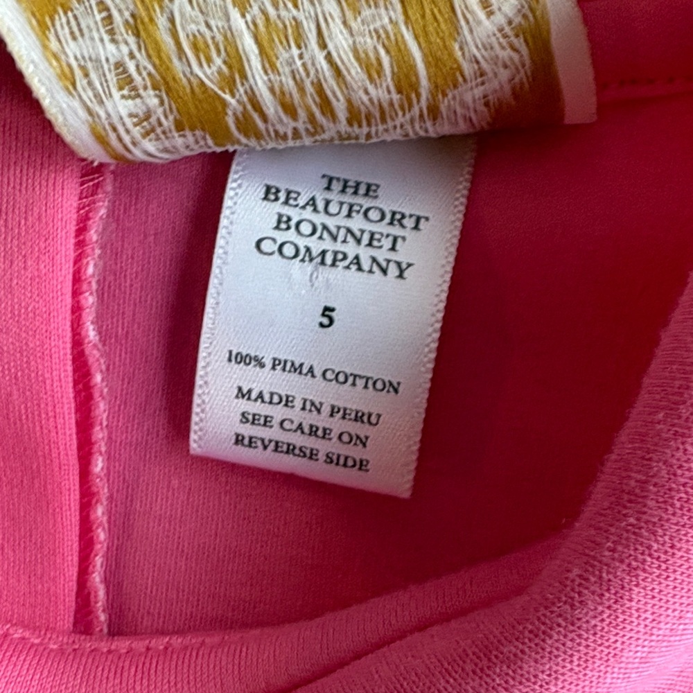 NWOT TBBC Girls Pink Shirt size 5 - Picture 3 of 4